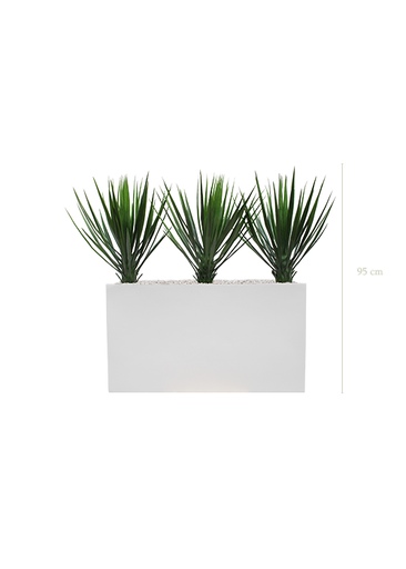 [AE-PT2-FB6] The Yuccas S. White Divider #Artificial #Outdoor