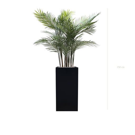 [AE-PT1-FB19] L'Areca - Cube Haut Noir #Extérieur #Artificiel 