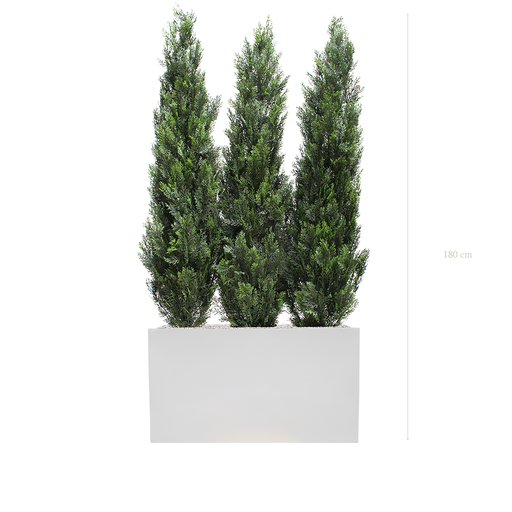 [AE-PT9-FB6] The Cypress S. White Divider #Artificial #Outdoor